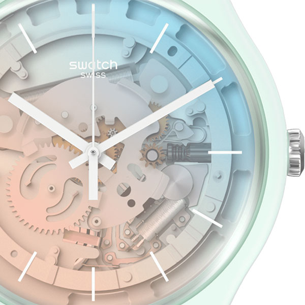 خرید ساعت سواچ مدل FLEETINGLY ICEBLUE SO32S101،خرید SO32S101،سواچ تهران