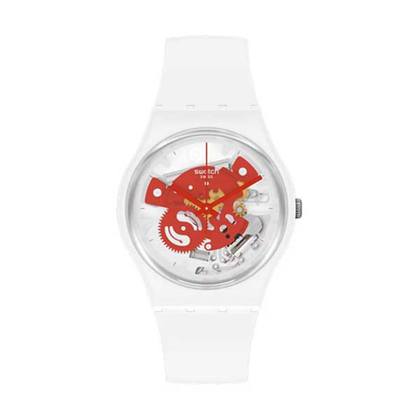 خرید ساعت سواچ مدل TIME TO RED SMALL SO31W104،خرید SO31W104،سواچ تهران