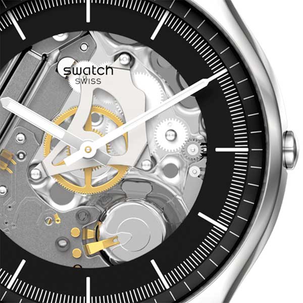 خرید ساعت سواچ مدل BLACK SKELETON SS07S115،خرید SS07S115،سواچ تهران
