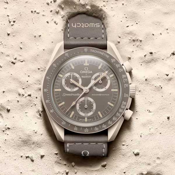 時計 MISSION ON EARTH-DESERT SO33T103 Swatch x Omega Bioceramic Moonswatch Mission On Earth Desert